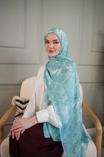 Шарф AISHA DUKEN шифон 180 x 70 см