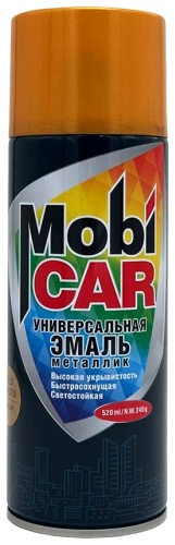 MobiCAR эмаль металлик золото тон золотистый, 520 мл