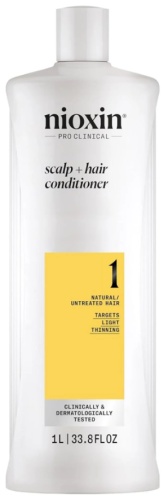 Nioxin кондиционер Natural Untreated Hair №1 1000 мл