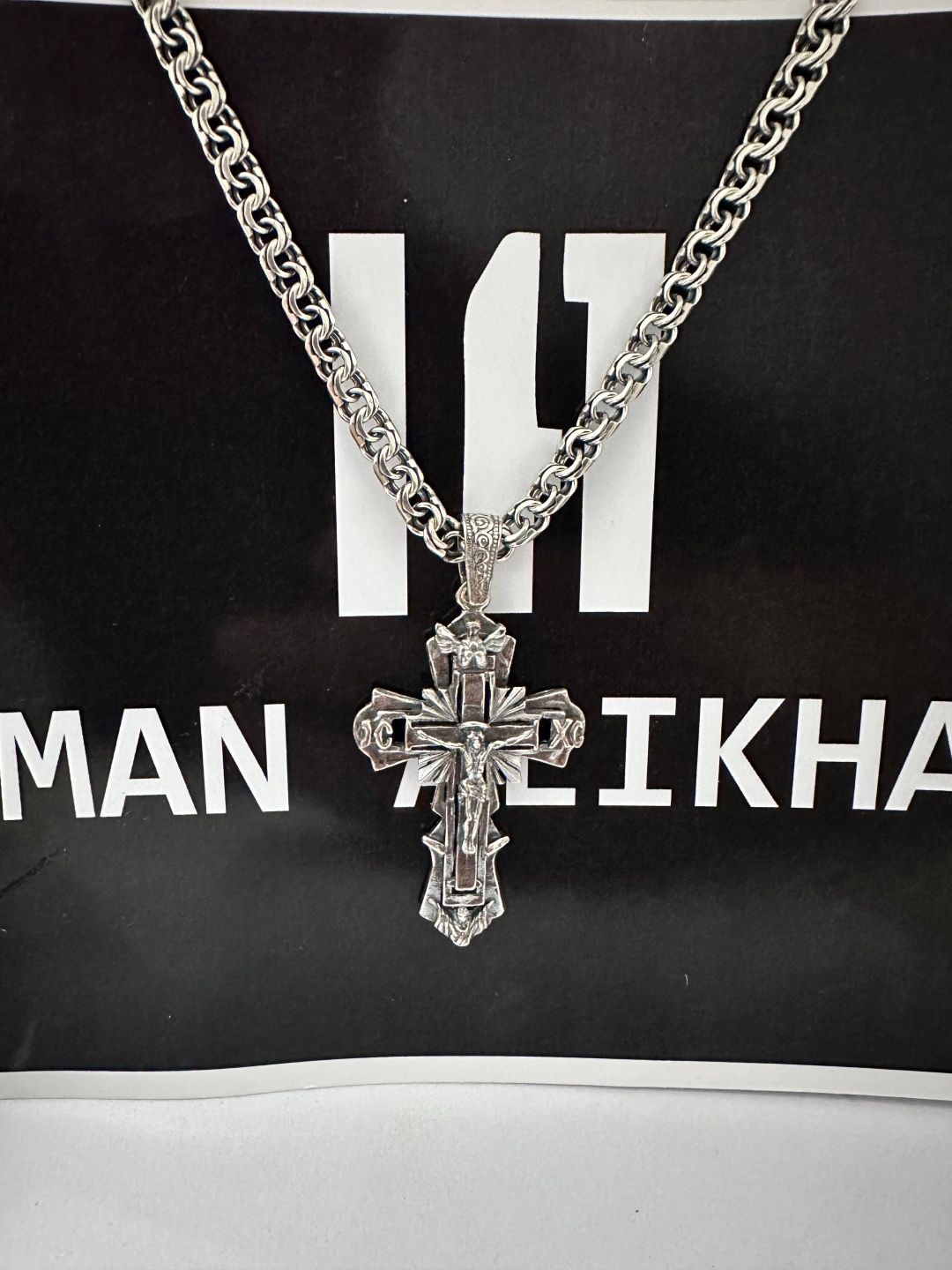 IMAN ALIKHAN IA00089 вес 40 г серебро, без вставок