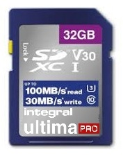 Карта памяти Integral Secure Digital HC Ultima Pro 32 Гб