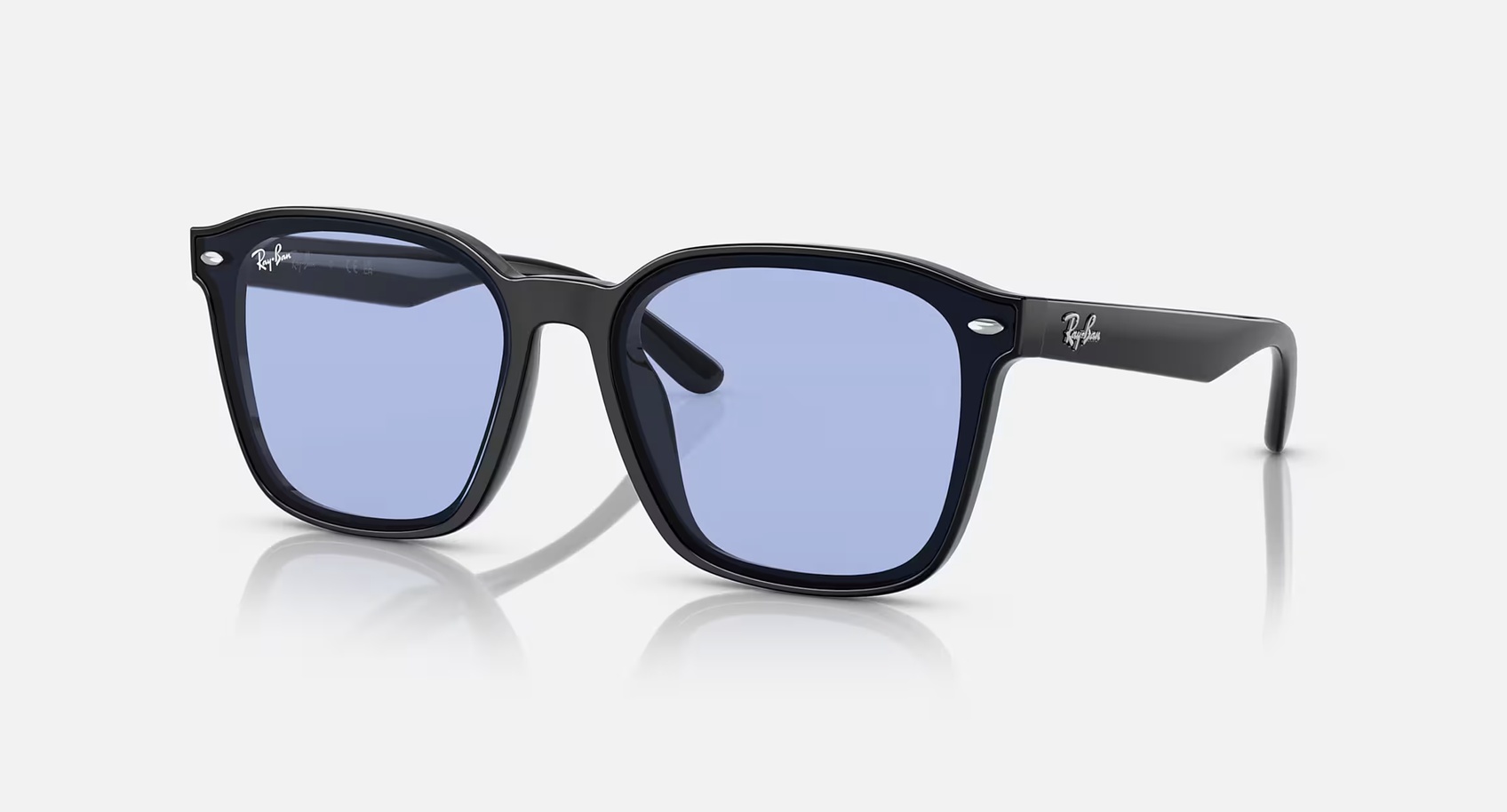 Ray-Ban солнцезащитные очки прямоугольные однотонные
