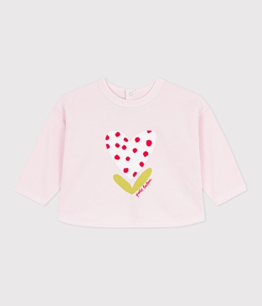 Свитшот Petit Bateau розовый