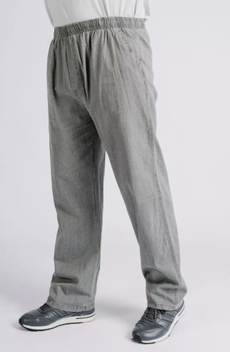 Брюки Кайху серебристый