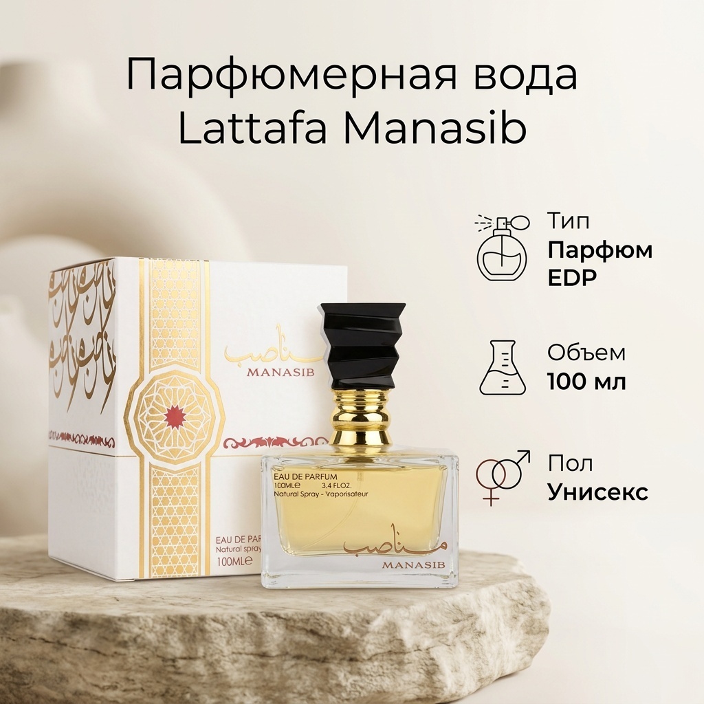Lattafa Perfumes Manasib парфюмерная вода EDP 100 мл, унисекс