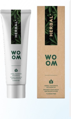 WOOM зубная паста Herbal 75 мл