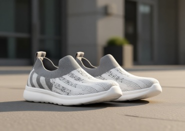 Слипоны Kids shoes белый, серебристый