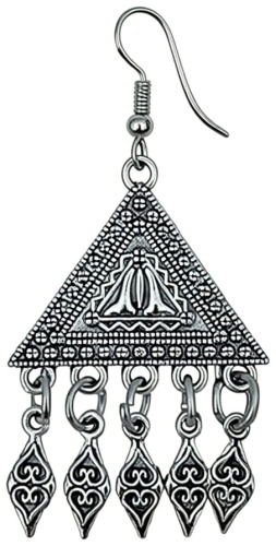 Серьги Fashion Jewelry бижутерный сплав, без вставок
