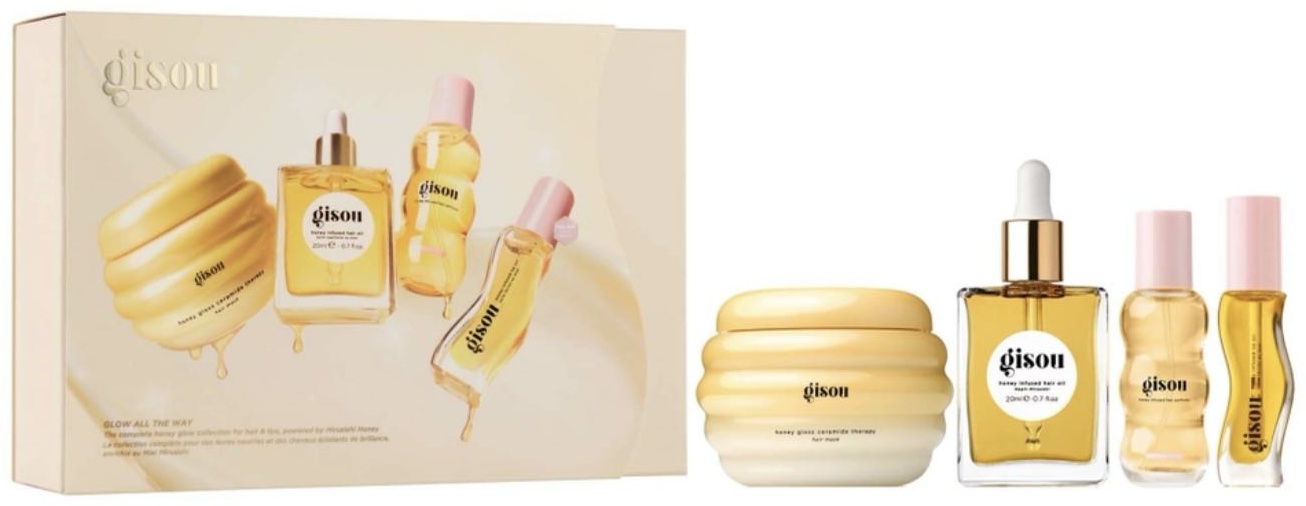 Gisou GLOW ALL THE WAY набор по уходу за волосами для женщин