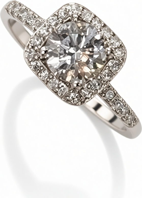 Ipekyolu Jewellery 1 карат 8069/021123AY размер 18 вес 2 г серебро, муассанит
