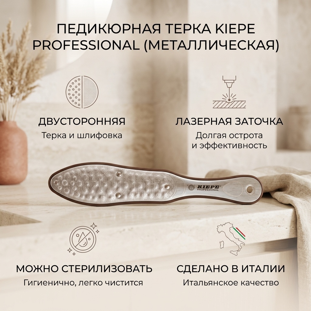 Kiepe терка педикюрная 120 1 шт