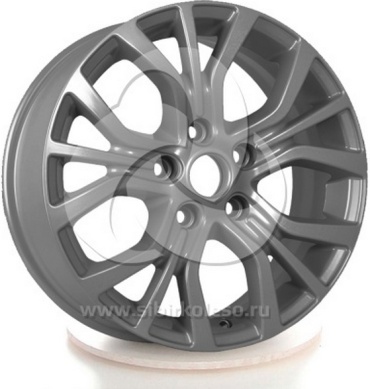 KHOMEN 1608 GRAY 67.1 6.5x16/5x114.3 D67.1 ET38 4 диска черный, серебристый, графит