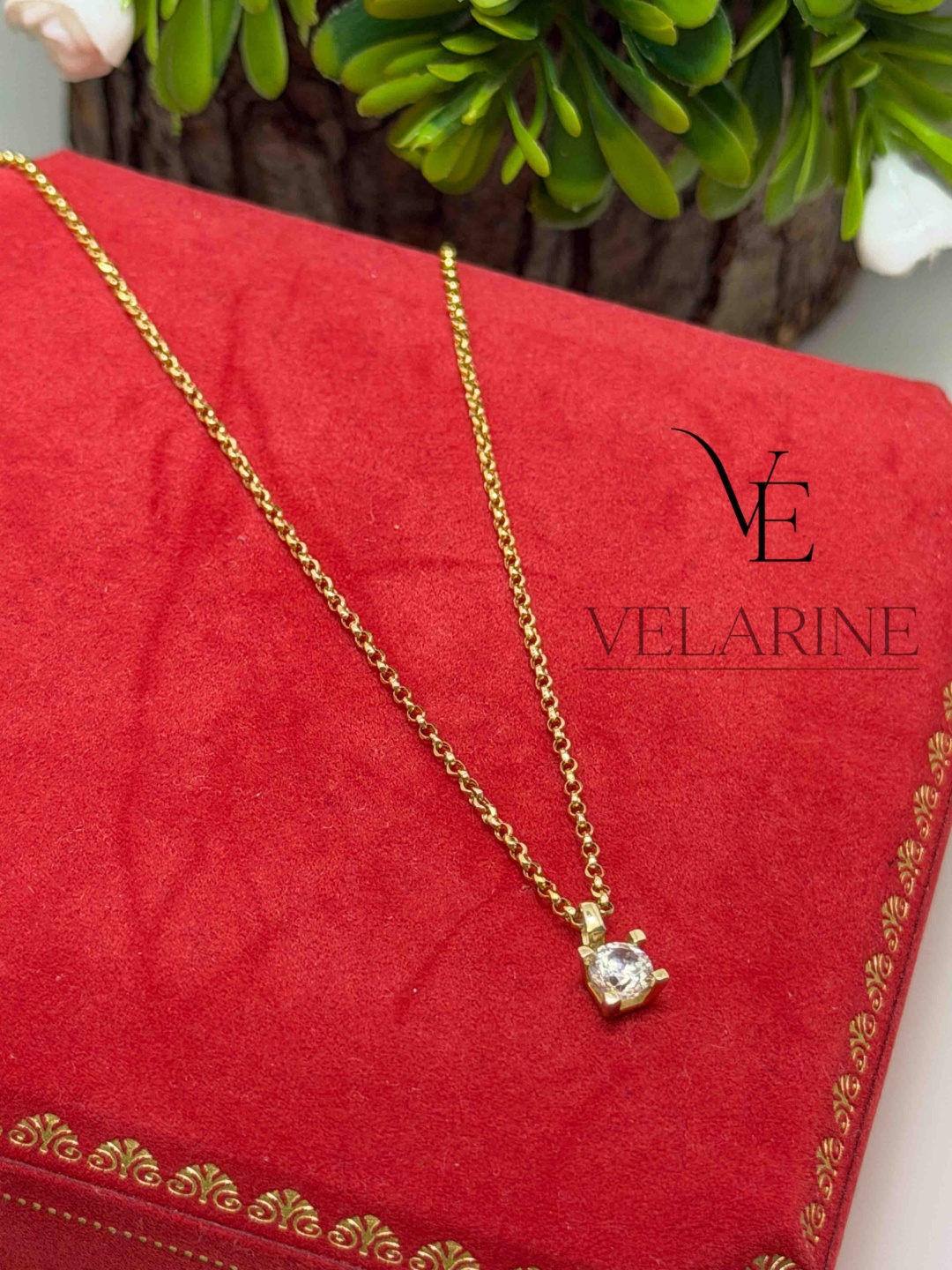 VE VELARINE KL220 длина 50 см, вес 1.91 г золото, плетение шопард
