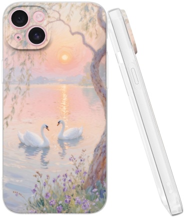 Чехол Mcover для Apple iPhone 15 Plus рисунок