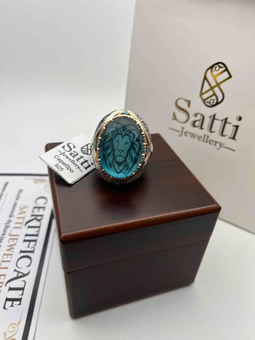 Перстень Era Jewellery 2203026 размер 21 вес 27.92 г серебро, топаз