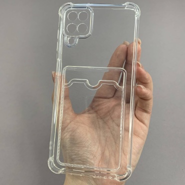 Чехол Samsung для Samsung Galaxy A12, Galaxy M12 прозрачный