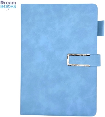 Ежедневник DreamBooks с магнитной застёжкой, A5, 180 л, голубой
