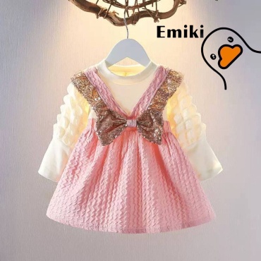 Нарядное платье Emiki розовый