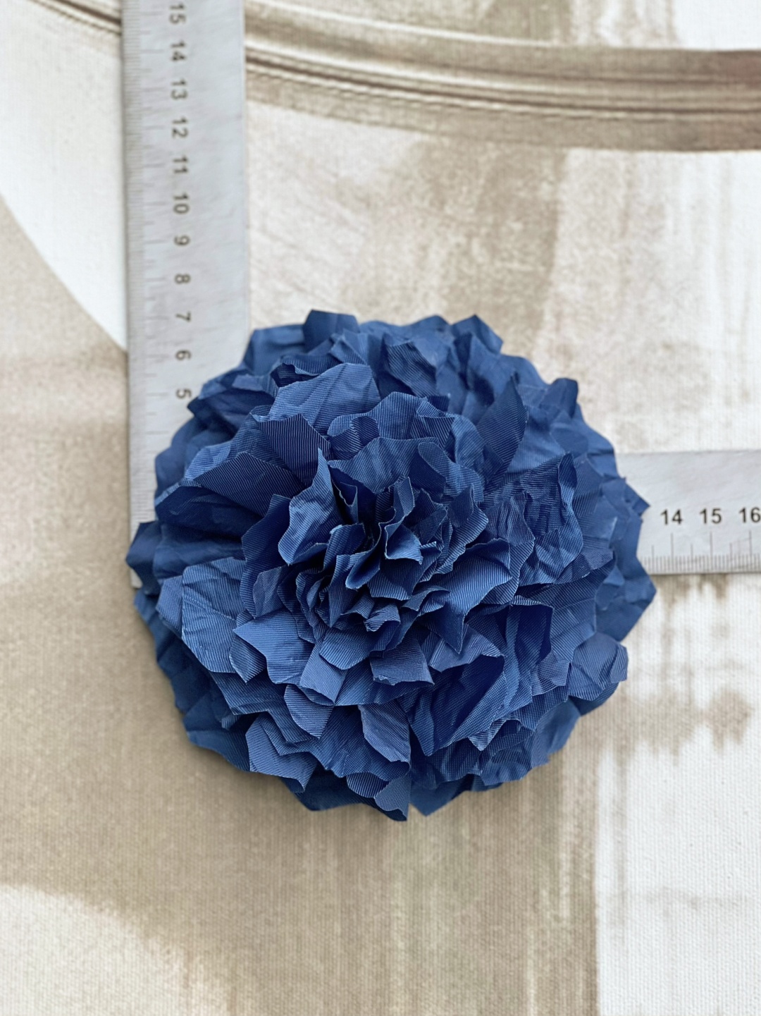 Накладка Strygina Peony Bijou blue аксессуар для одежды синий