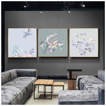 Модульная картина Гүлдер в раме Canvas house 210x70 см