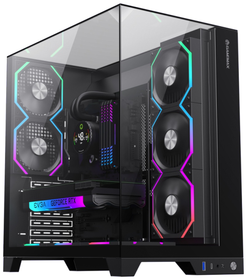 Корпус Game Max Infinity Pro BK Black без Б/П черный