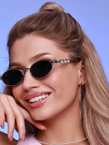 Sun Loren солнцезащитные очки овальные зеркальные