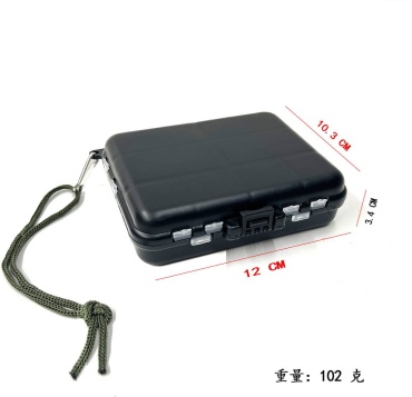 Коробка для приманок da.bro 12*10см черный