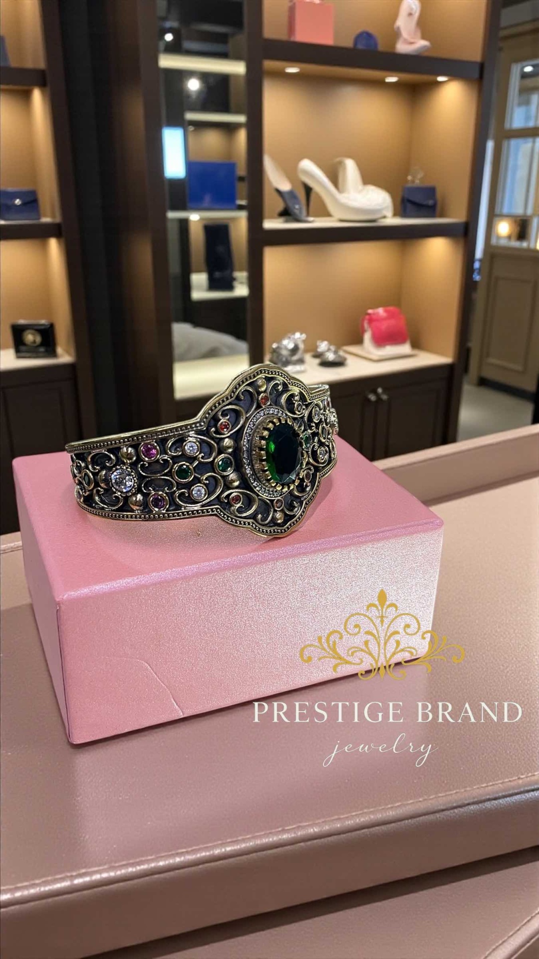 Prestige brand Хюррем длина 19 см, вес 25.6 г серебро, плетение ромб