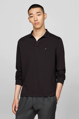 Поло Tommy Hilfiger черный