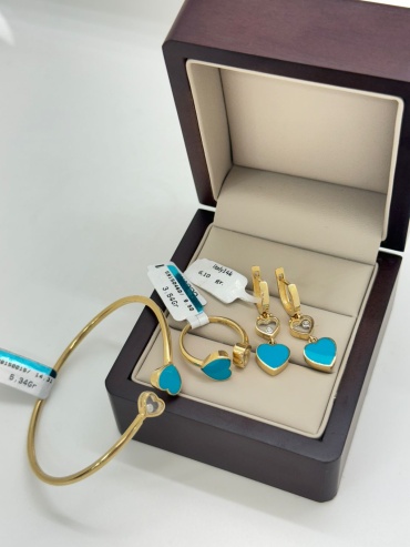 BAQ BRAND 852138 вес 14.98 г золото, эмаль