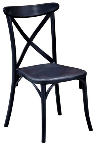 Стул Кантри, 87x45x43 см, черный 1 шт.
