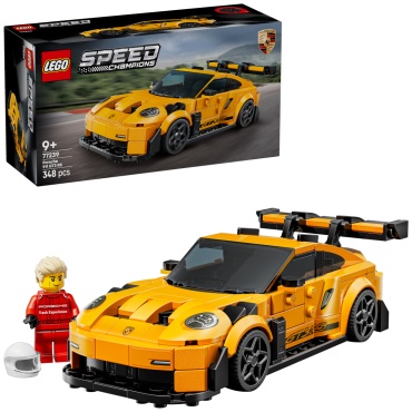 Конструктор LEGO Суперкар Porsche 911 GT3 RS Speed Champions 77239, деталей 348 шт