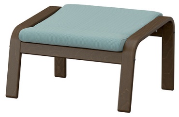 Пуф IKEA IKEA, 68x54x39 см, коричневый