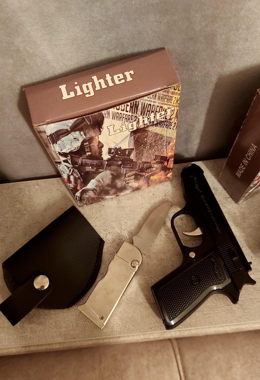 WALTHER газовая зажигалка 508, металлический сплав