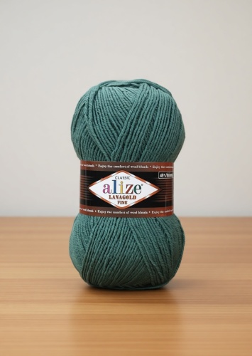 Моток Alize Lanagold fine тонкая 180 хвоя 390 м 100 г