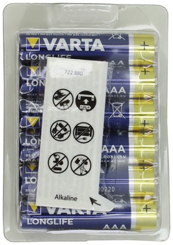 Батарейка AAA VARTA 12 шт