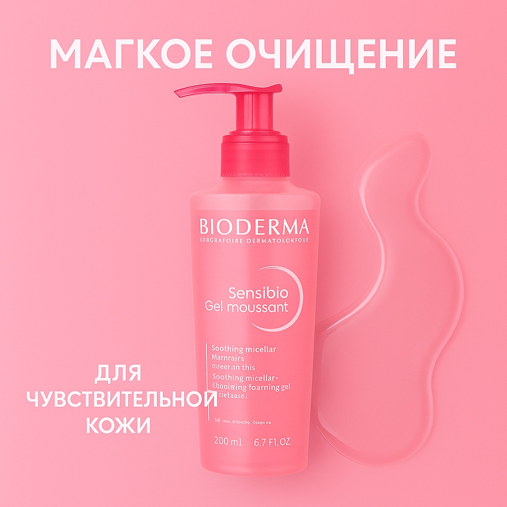 Bioderma Sensibio Gel Moussant гель-мусс 500 мл