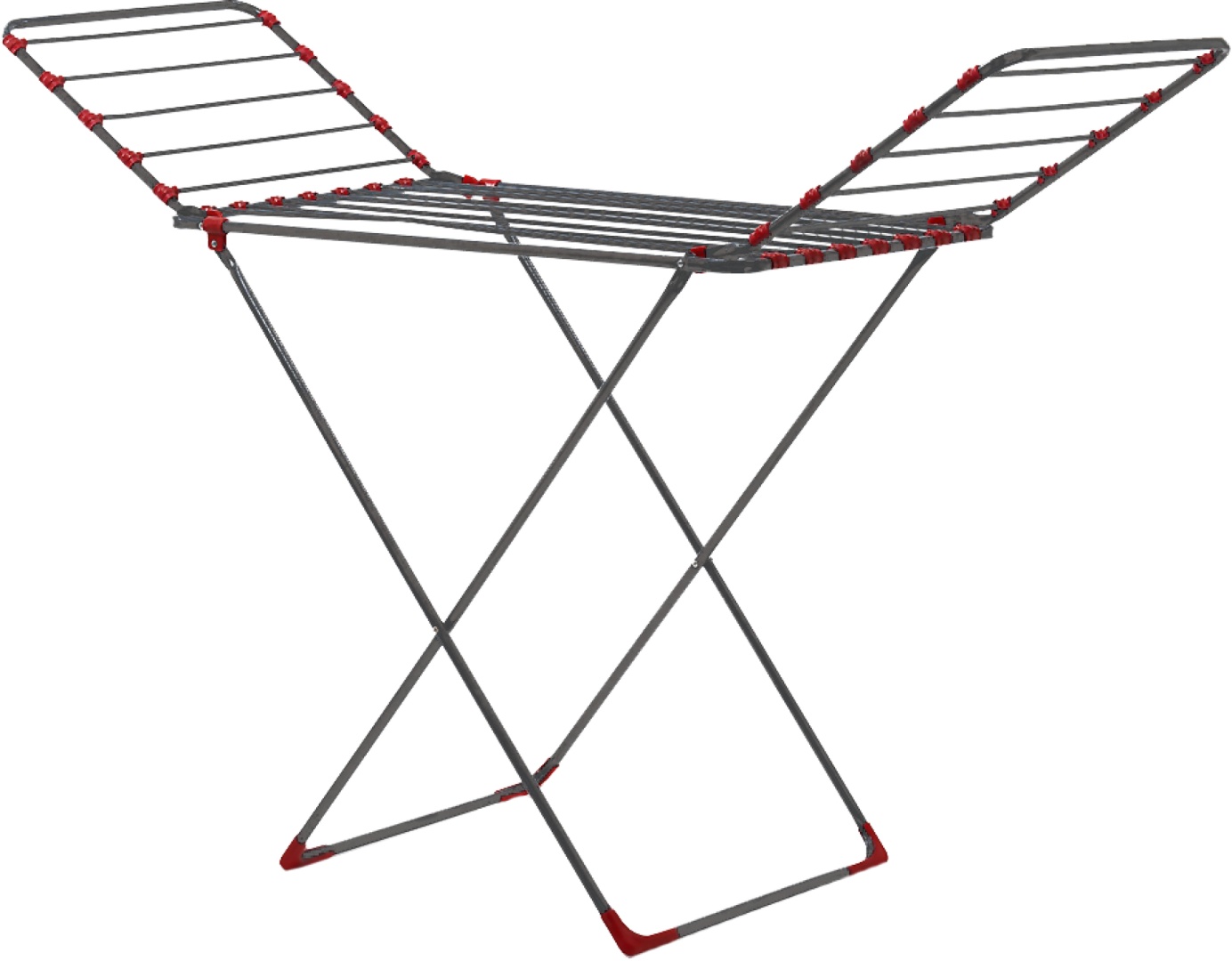 Сушилка напольная Hausberg 56x175x110 см, кол-во уровней: 1, сталь