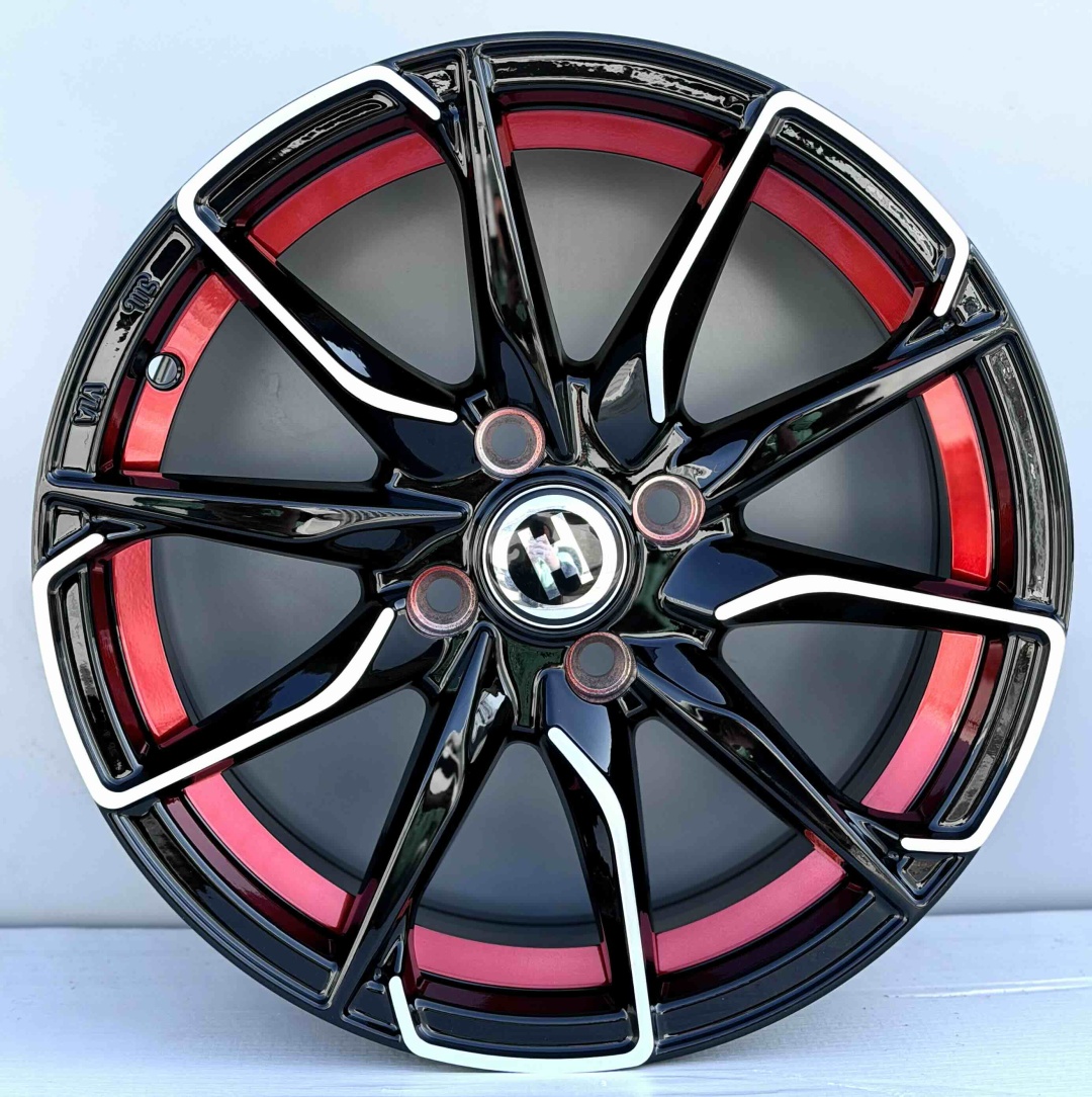 RNO 196 6.5x15/4x100 D67.1 ET35 4 диска черный, красный