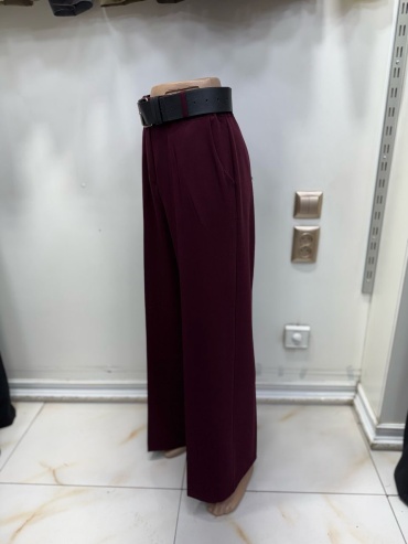 Повседневные брюки DressCode бордовый