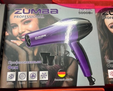 Zumba Professional ZM-886 фен фиолетовый