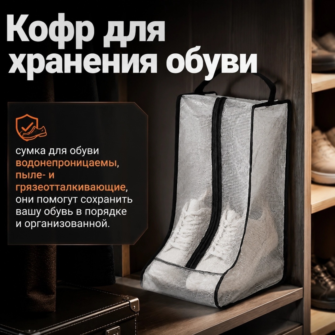 Чехол для обуви 887575, ПВХ