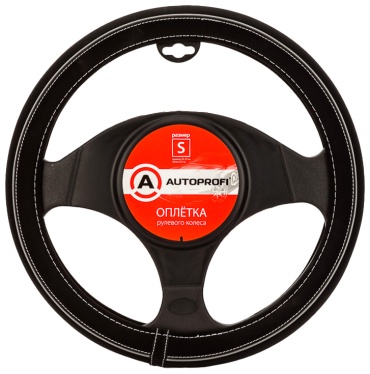 AUTOPROFI оплетка AP-2020 BK/GY (S) 35-37 см S серый, черный