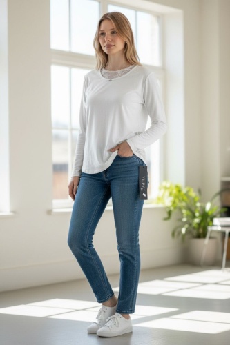 Лонгслив FASHION белый