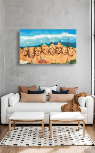 Картина Adeptness Гора великих 100x60 см