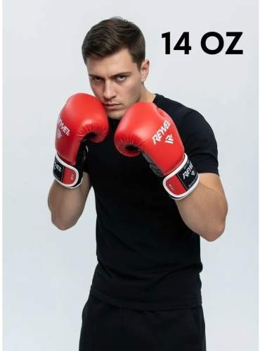 Боксерские перчатки 12 oz красный