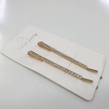 Fashion Jewelry невидимка 2 шт, золотистый