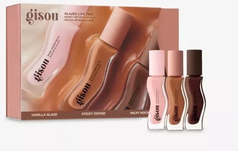 Gisou Honey Infused - Glazed Lips Trio Набор для губ набор декоративной косметики для женщин