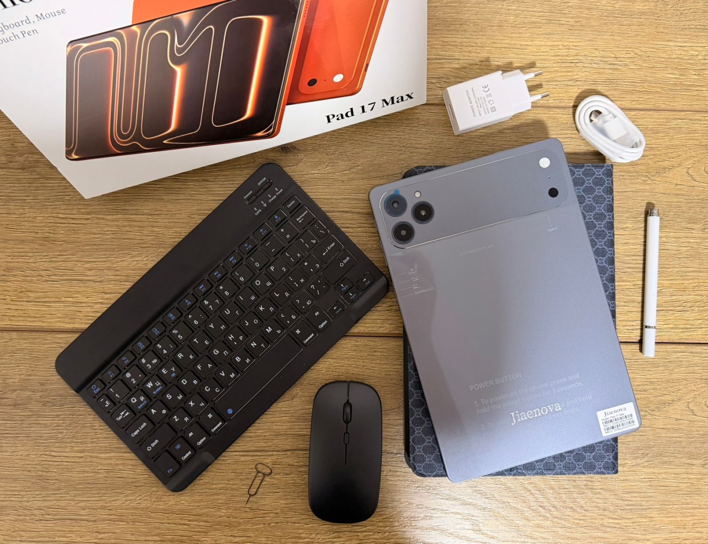 Планшет Jiaenova PAD 17 MAX 10.5 дюйм 16 Гб/1024 Гб серый
