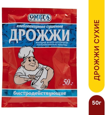 Омега специи Дрожжи сухие быстродействующие 50 г